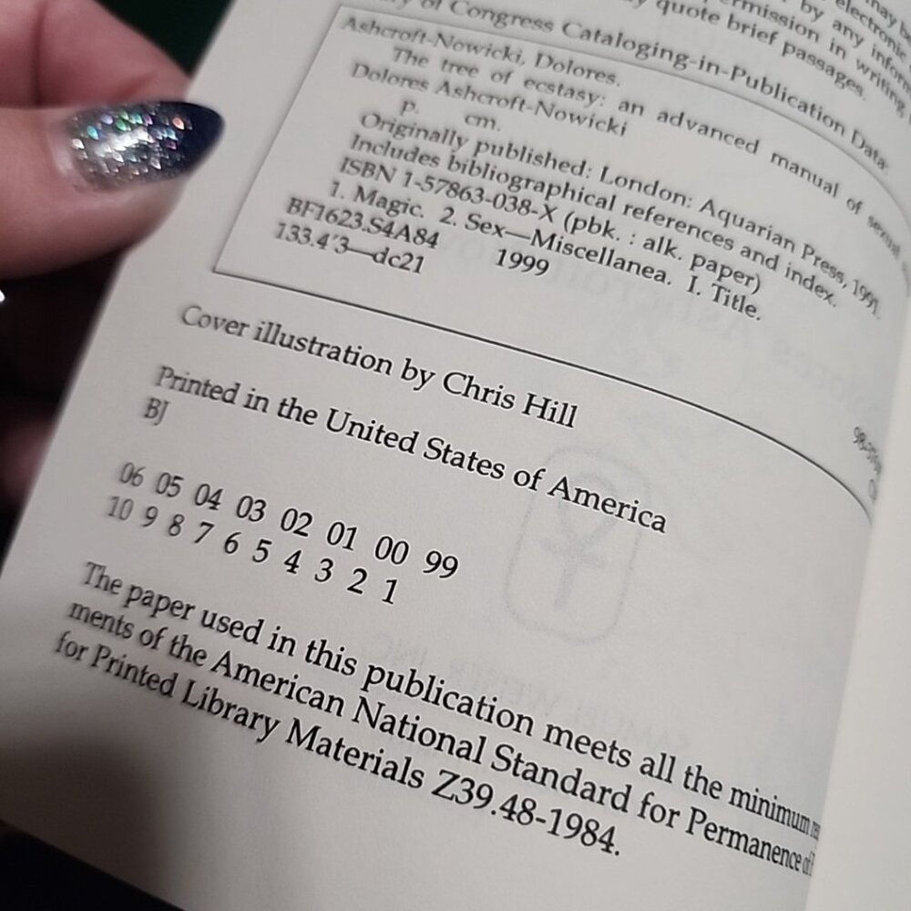 The Tree of Ecstasy: An Advanced Manual of s**ual Magic By Dolores Ashcroft - Picture 5 of 12